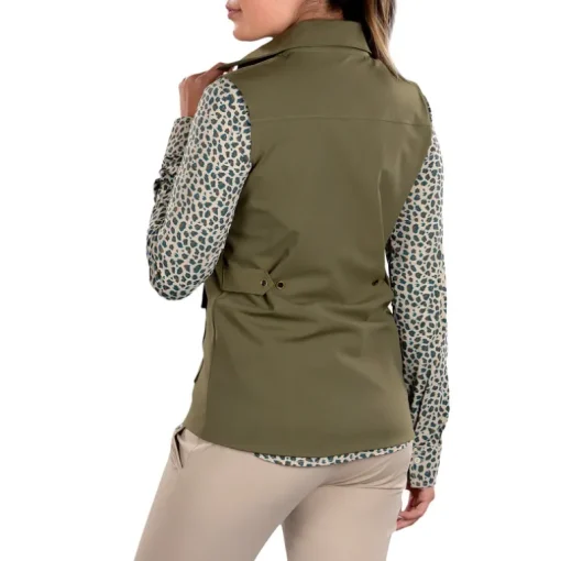 Amari Kaki Vest - FINAL SALE