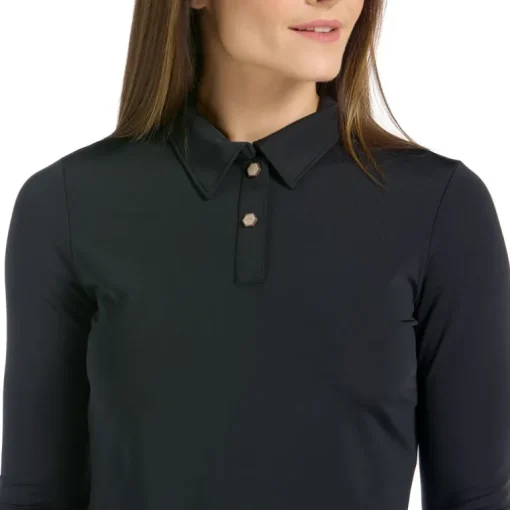 Clara Long Sleeve Black Top - FINAL SALE