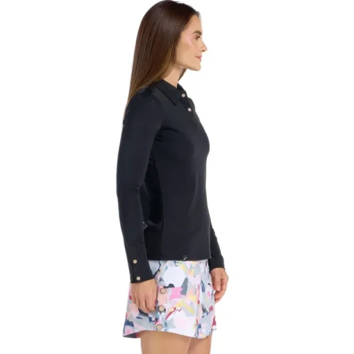 Clara Long Sleeve Black Top - FINAL SALE
