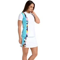 Colette White/Print Top - FINAL SALE