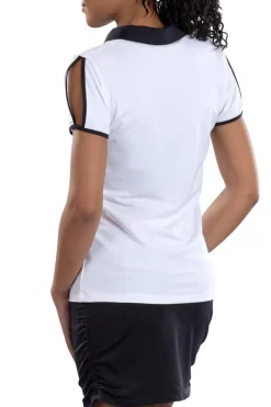 Dorothy White With Black Trim Top - FINAL SALE