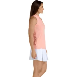 Esmeralda Peach Flower Top - FINAL SALE