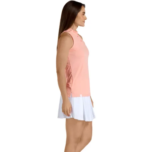 Esmeralda Peach Flower Top - FINAL SALE