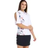 Everleigh White/Print Top - FINAL SALE