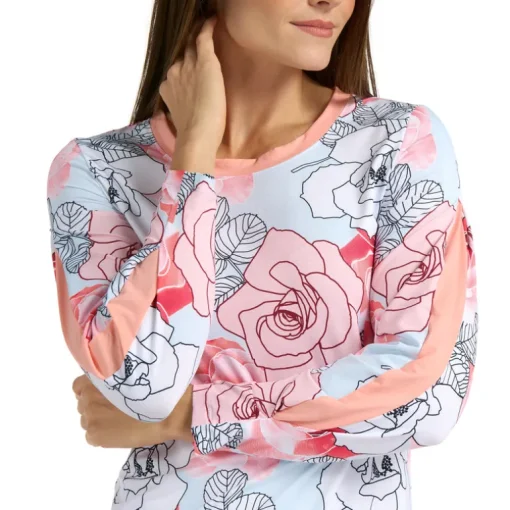 Faye Print Long Sleeve Top - FINAL SALE