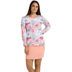 Faye Print Long Sleeve Top - FINAL SALE