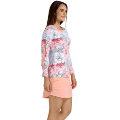 Faye Print Long Sleeve Top - FINAL SALE