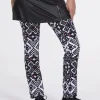 Fitness Legging/Skirt Combo - Black/Aztec - FINAL SALE