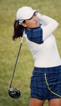 Grace White and Plaid Polo - FINAL SALE
