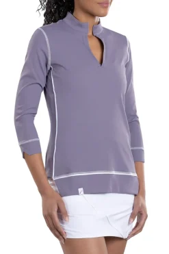 Haley 3/4 Sleeve Top in Secret - FINAL SALE
