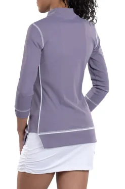 Haley 3/4 Sleeve Top in Secret - FINAL SALE