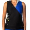 Hensley Portrait Black/Blue Top - FINAL SALE