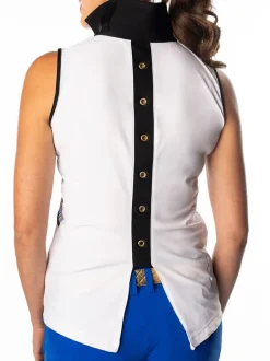 Hensley White/Stripe Portrait Top - FINAL SALE