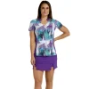 Jade Print Top - FINAL SALE