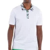 Jake White Accented Polo - FINAL SALE