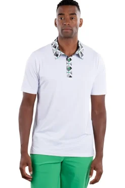 Jake White Accented Polo - FINAL SALE