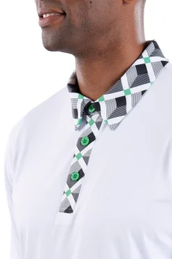 Jake White Accented Polo - FINAL SALE