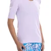 Kali Lilac Mid Sleeve Top - FINAL SALE