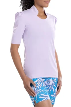 Kali Lilac Mid Sleeve Top - FINAL SALE