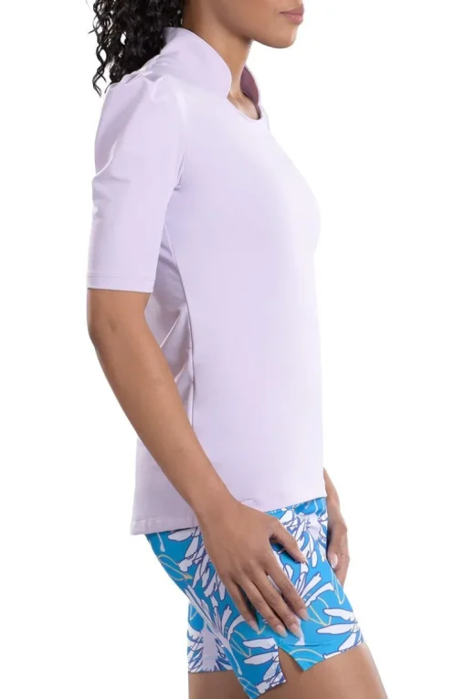 Kali Lilac Mid Sleeve Top - FINAL SALE