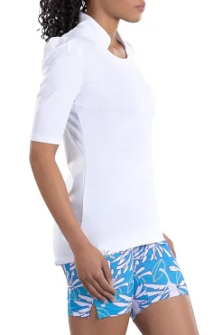 Kali White Mid Sleeve Top - FINAL SALE