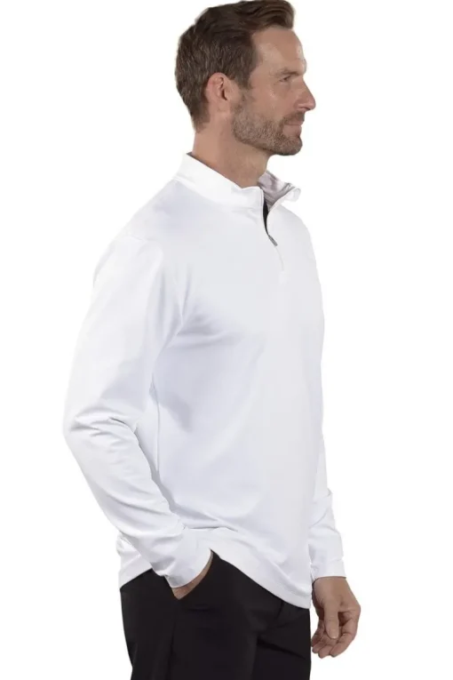 Keith Performance Pullover White - FINAL SALE