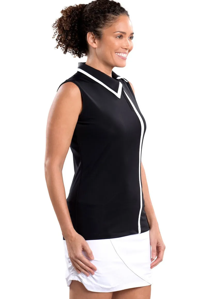 Kelly Sleeveless Top in Black - FINAL SALE