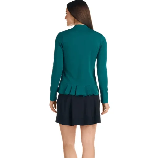 Marley Long Sleeve Dark Teal Top - FINAL SALE