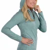 Melanie Collared Mint Hoodie - FINAL SALE
