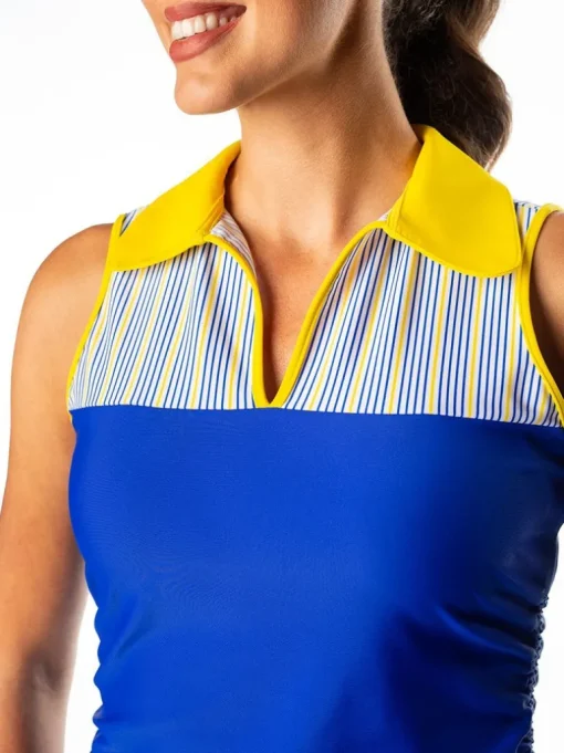Melissa Blue and Pinstripe - FINAL SALE