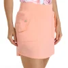 Micaela Peach Flower Skort - FINAL SALE