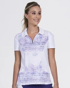 Neon Harper Tribal Fade Polo - FINAL SALE