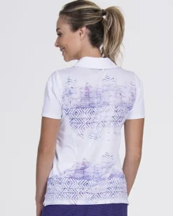 Neon Harper Tribal Fade Polo - FINAL SALE