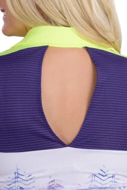 Neon Keyhole Purple/Neon - FINAL SALE