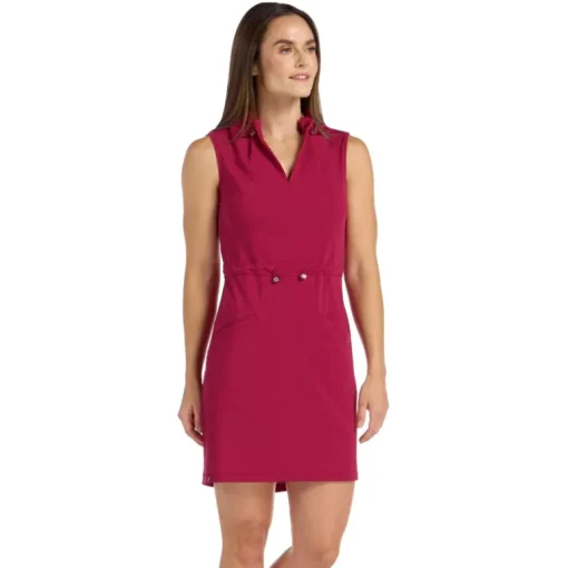 Paulette Crimson Dress - FINAL SALE