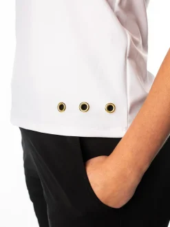 Polly White Sleeveless Polo - FINAL SALE