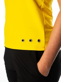 Polly Yellow Sleeveless Polo - FINAL SALE