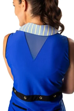 Portrait Blue and White Emily Dress - FINAL SALE
