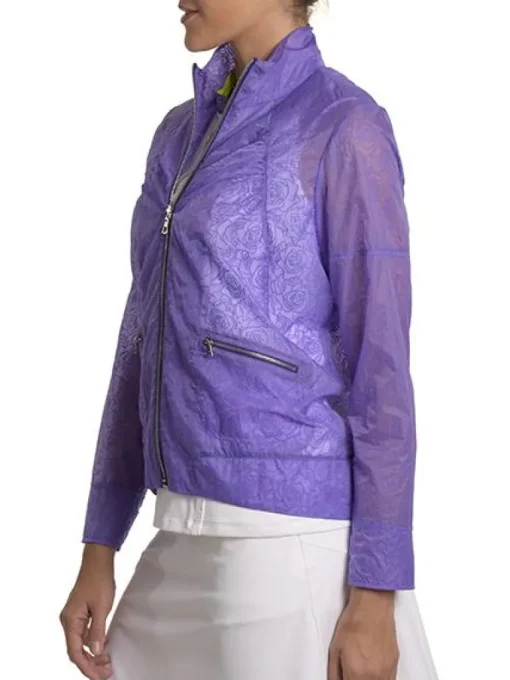 Purple Rose Bomber Jacket - FINAL SALE