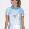Resort Polo Rouched Sleeve - FINAL SALE