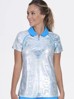 Resort Polo Rouched Sleeve - FINAL SALE