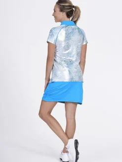 Resort Polo Rouched Sleeve - FINAL SALE