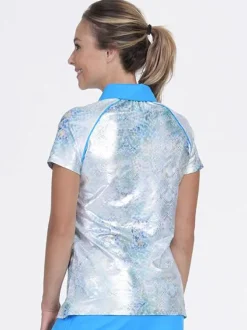 Resort Polo Rouched Sleeve - FINAL SALE