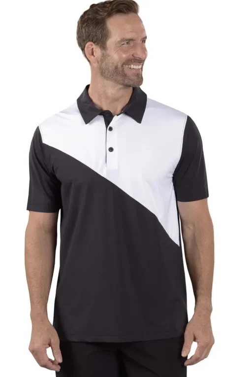 Rick Black/White Polo - FINAL SALE