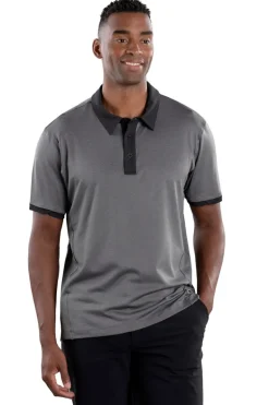 Sam Black Textured Polo - FINAL SALE