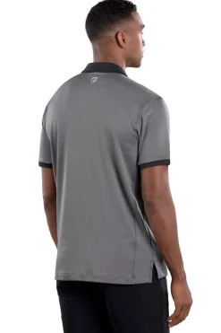 Sam Black Textured Polo - FINAL SALE