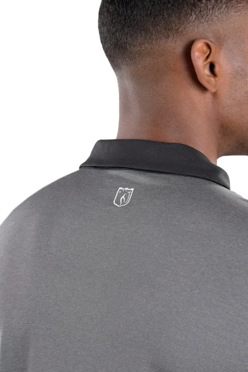 Sam Black Textured Polo - FINAL SALE