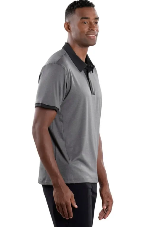 Sam Black Textured Polo - FINAL SALE
