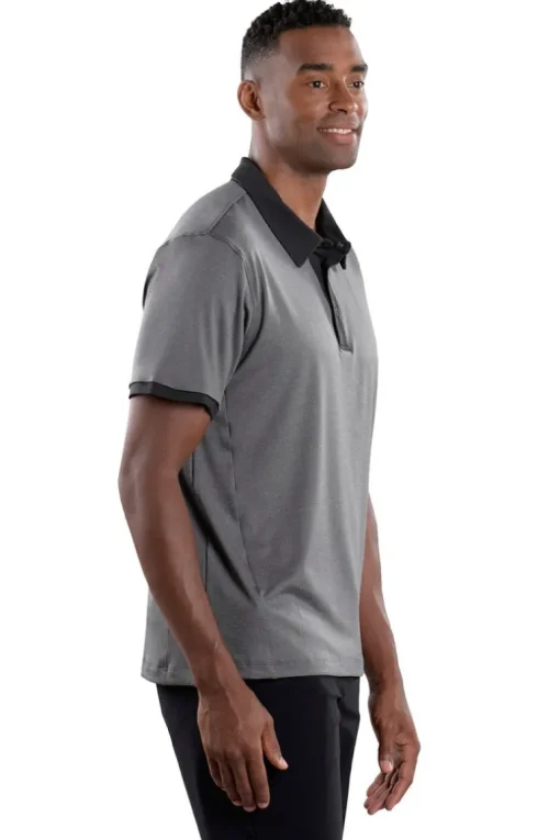 Sam Black Textured Polo - FINAL SALE