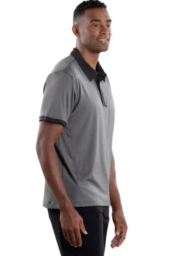 Sam Black Textured Polo - FINAL SALE